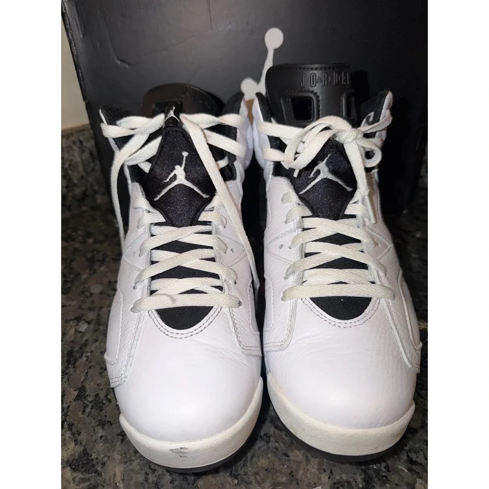 Nike Air‎ Jordan 6 Retro Olympic White Black Speckled CT8529-112 Mens Size 10